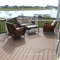 Water pontoon outdoor composite deck